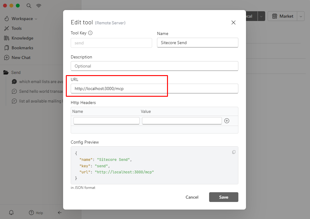connecting to the server